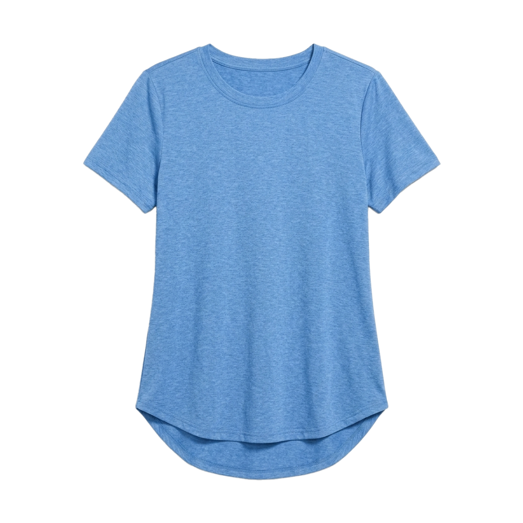 Womens Open Back Short Sleeve Workout Yoga Top - Image 2