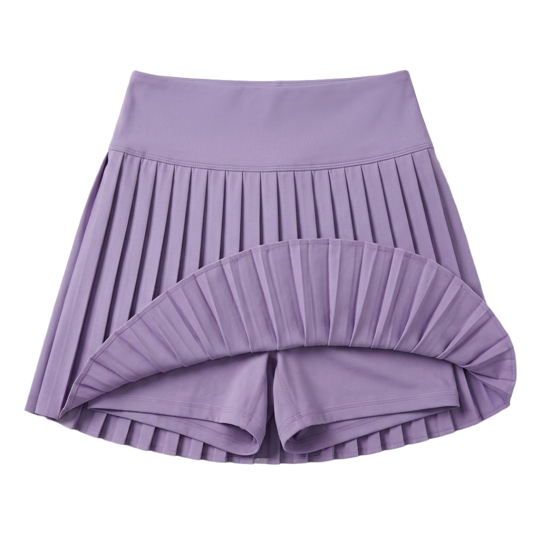 Women High Waisted Pleated Tennis Skirt with Pockets - Image 5
