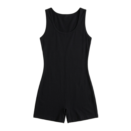 Bodycon Tank Jumpsuit One Piece Short Romper
