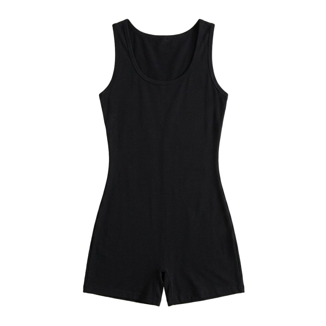Bodycon Tank Jumpsuit One Piece Short Romper